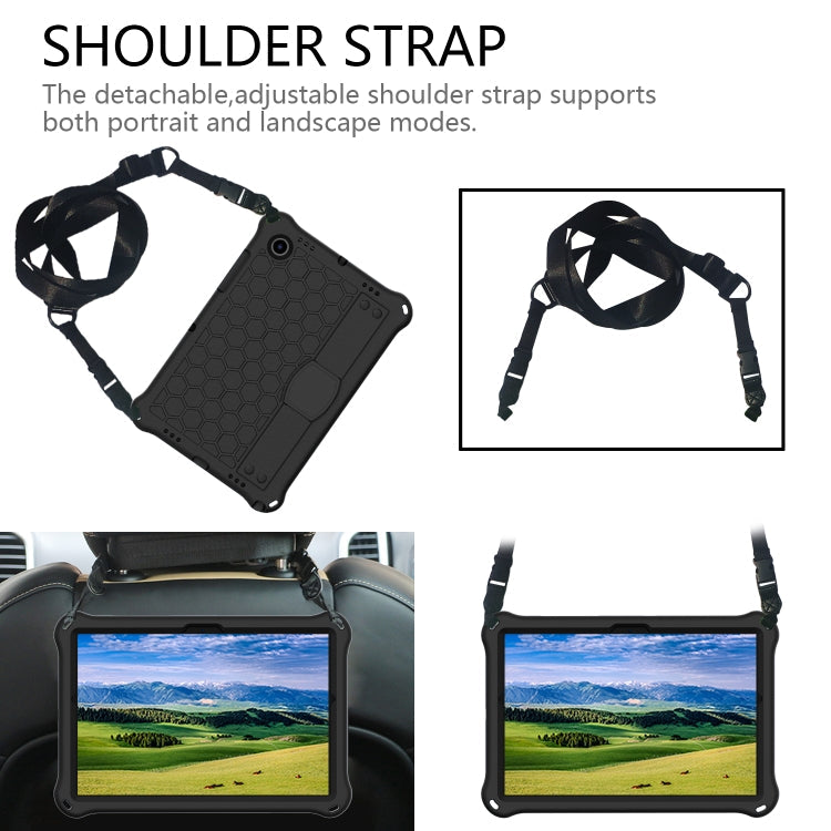 Honeycomb EVA+PC Tablet Case with Strap, For Galaxy Tab A8 10.5 2021 X200/X205