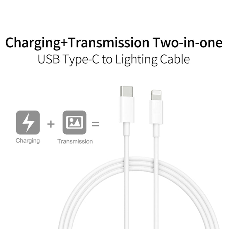 1.5m PD30W USB-C / Type-C to 8 Pin Fast Charging Data Cable for iPhone Series