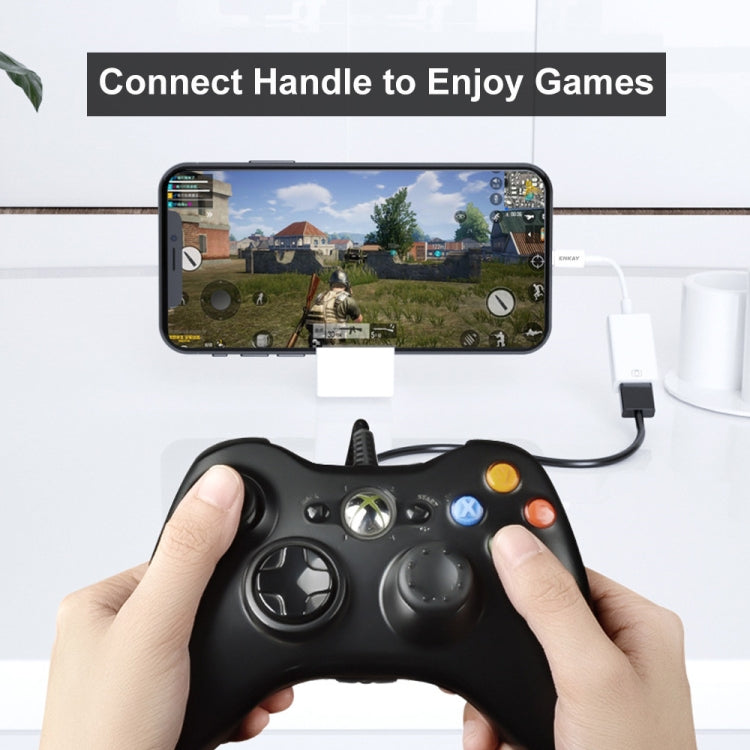ENKAY ENK-AT108 8 Pin to USB 3.0 OTG Adapter Data Cable for iPhone / iPad, ENK-AT108