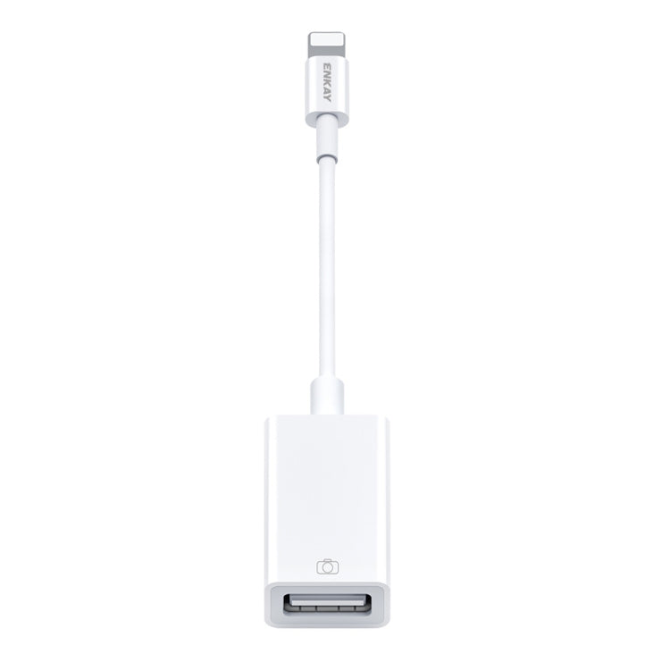 ENKAY ENK-AT108 8 Pin to USB 3.0 OTG Adapter Data Cable for iPhone / iPad, ENK-AT108