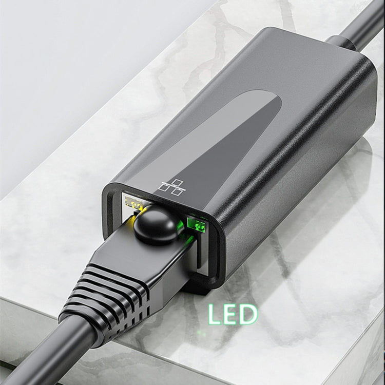 1000Mbps RJ45 Network Card USB Ethernet Adapter, USB 3.0, Type-C
