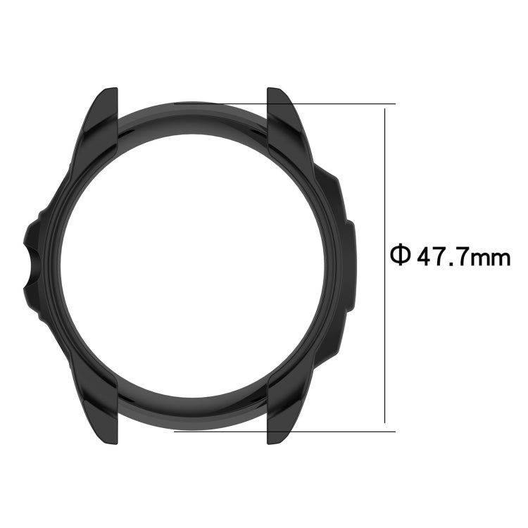 For Fossil Gen6 44mm Shockproof TPU Protective Watch Case(Black)