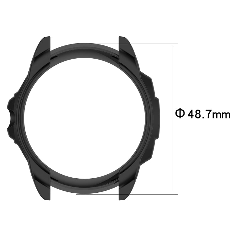 For Fossil Gen6 44mm Shockproof TPU Protective Watch Case(Black)