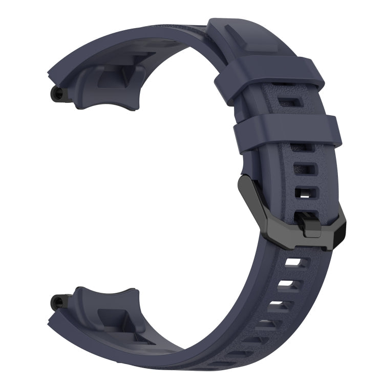 For Amazfit T-Rex 2 Silicone Leisure Watch Band(Dark Blue)