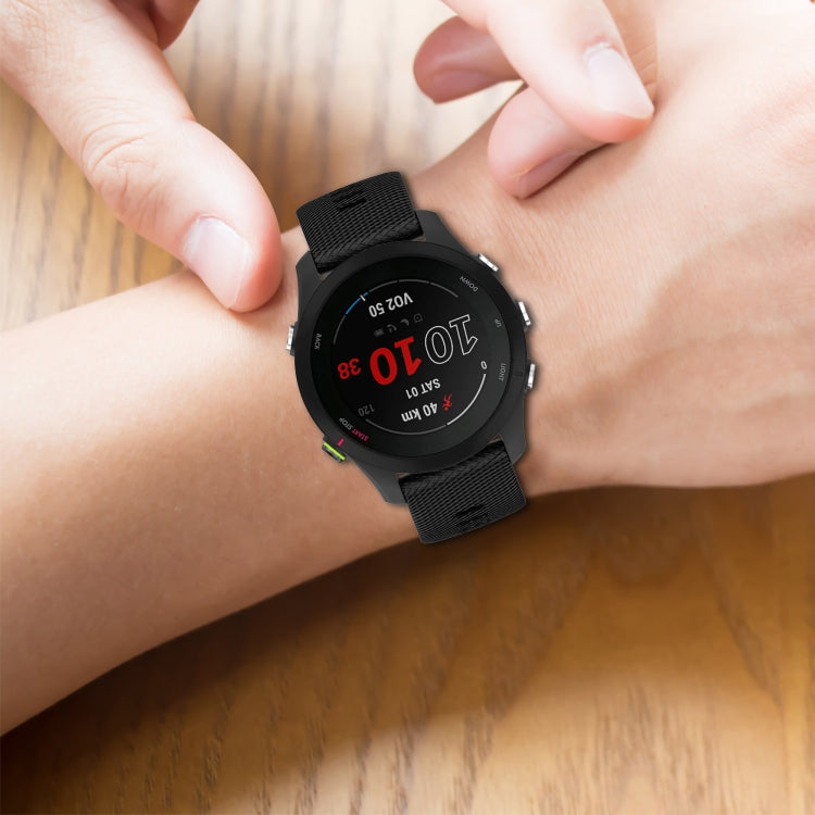 For Xiaomi MI Watch Color 22mm Solid Color Soft Silicone Watch Band(Midnight Blue)