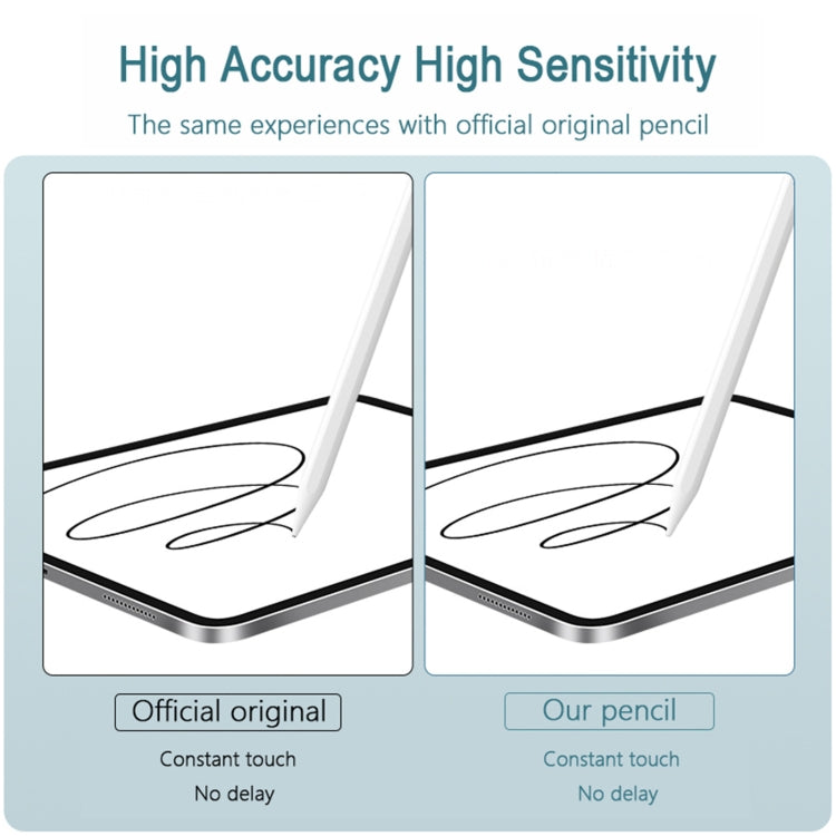 Tablet Phone Universal Capacitive Stylus For iPad Mini6/Mini5/Air3 10.5/Pro 11/Air4 10.9/ 10.2 /Pro  12.9 (White)
