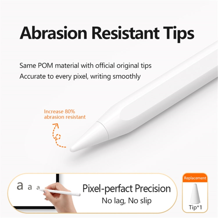 Tablet Phone Universal Capacitive Stylus For iPad Mini6/Mini5/Air3 10.5/Pro 11/Air4 10.9/ 10.2 /Pro  12.9 (White)