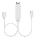 Dongle USB Male + USB Female to HDMI Male 1080P HDMI Cables Adapter