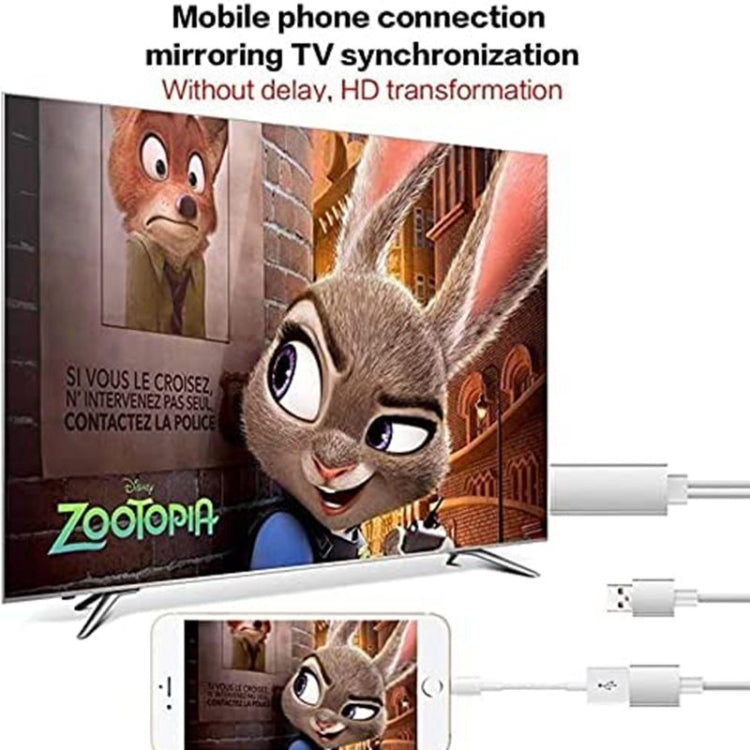 Dongle USB Male  USB Female to HDMI Male 1080P HDMI Cables Adapter