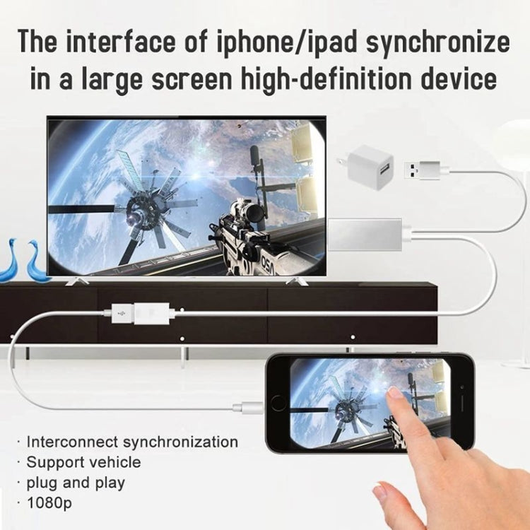 Dongle USB Male + USB Female to HDMI Male 1080P HDMI Cables Adapter