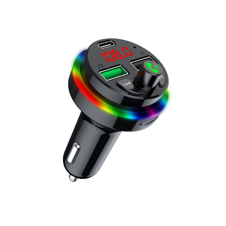 F17 3.1A Dual USB Charger Bluetooth 5.0 Car MP3 Player, F17