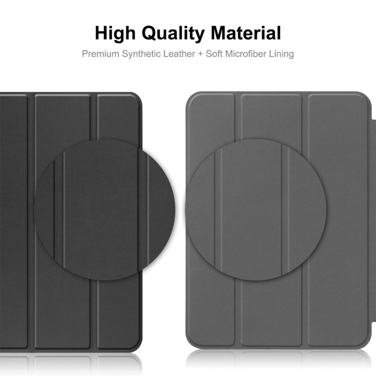 For iPad 10th Gen 10.9 2022 ENKAY Tri-fold Custer Texture Leather Stand Smart Case, For iPad 10th Gen 10.9 2022