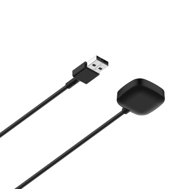 For Fitbit Versa4 Watch Magnetic Charging Cable Length: 1m(Black)