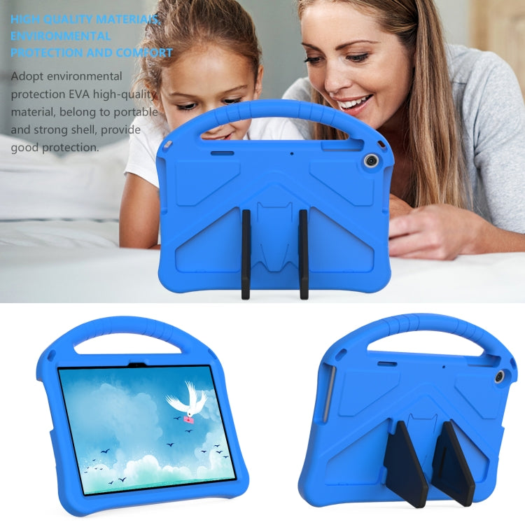 For Lenovo Tab M10 3rd Gen TB328FU / TB328XU 2022 EVA Shockproof Tablet Protective Case with Holder(Blue)