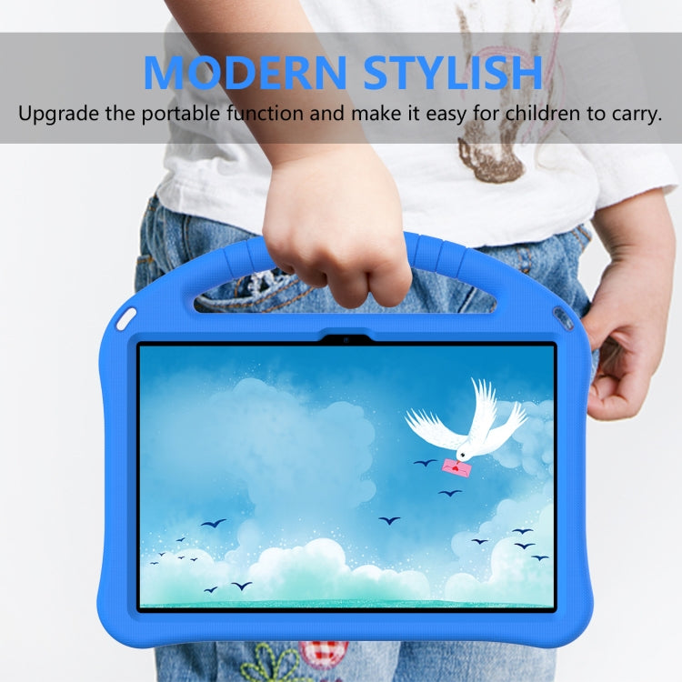 For Lenovo Tab M10 3rd Gen TB328FU / TB328XU 2022 EVA Shockproof Tablet Protective Case with Holder(Blue)