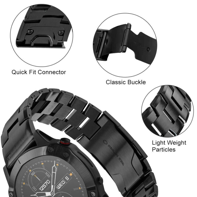 26mm Titanium Alloy Quick Release Watch Band, For Garmin Fenix 3 HR, For Garmin Fenix 3 Sapphire, For Garmin Descent MK 2, For Garmin Descent MK 2i