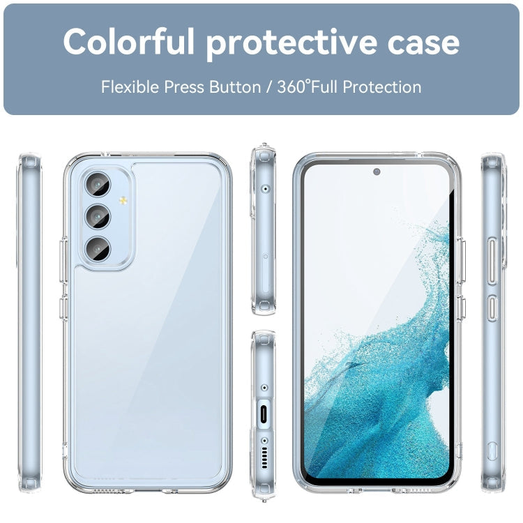 For Samsung Galaxy A54 5G Colorful Series Acrylic + TPU Phone Case(Transparent)