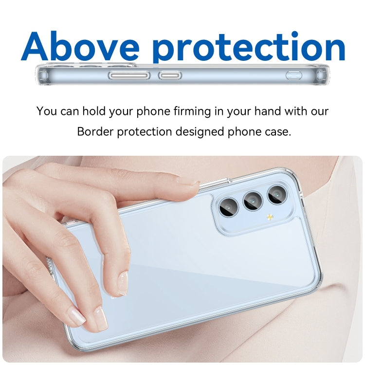 For Samsung Galaxy A54 5G Colorful Series Acrylic + TPU Phone Case(Transparent)