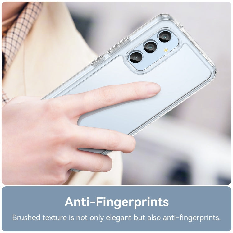 For Samsung Galaxy A54 5G Colorful Series Acrylic + TPU Phone Case(Transparent)