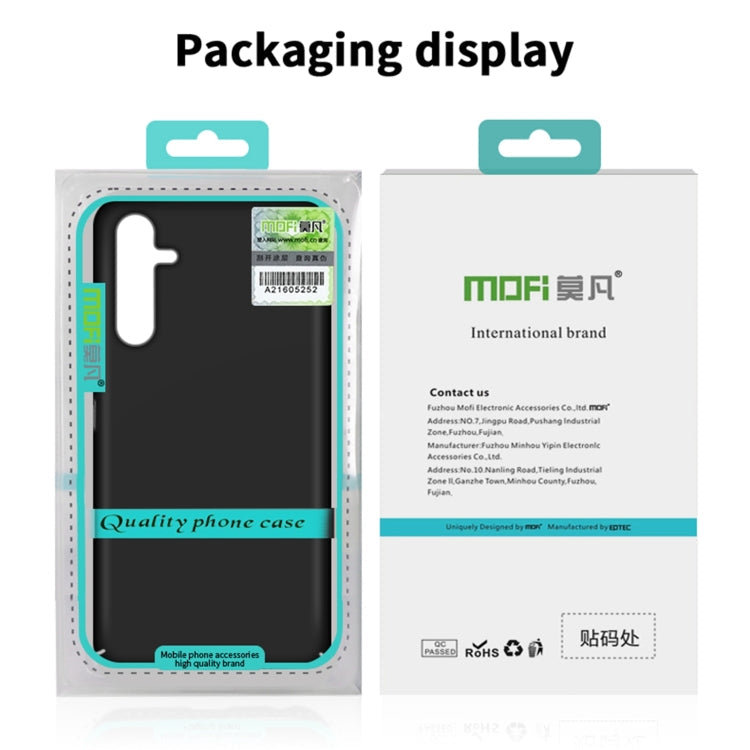 For Samsung Galaxy S24 Ultra 5G MOFI Frosted PC Ultra-thin Hard Phone Case(Black)