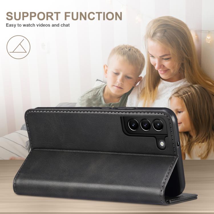 Suteni Calf Texture Horizontal Flip Leather Phone Case, For Samsung Galaxy S26+ 5G, For Samsung Galaxy S26 Ultra 5G, For Samsung Galaxy S26 5G, For Samsung Galaxy S25 5G, For Samsung Galaxy S25+ 5G, For Samsung Galaxy S25 Ultra 5G