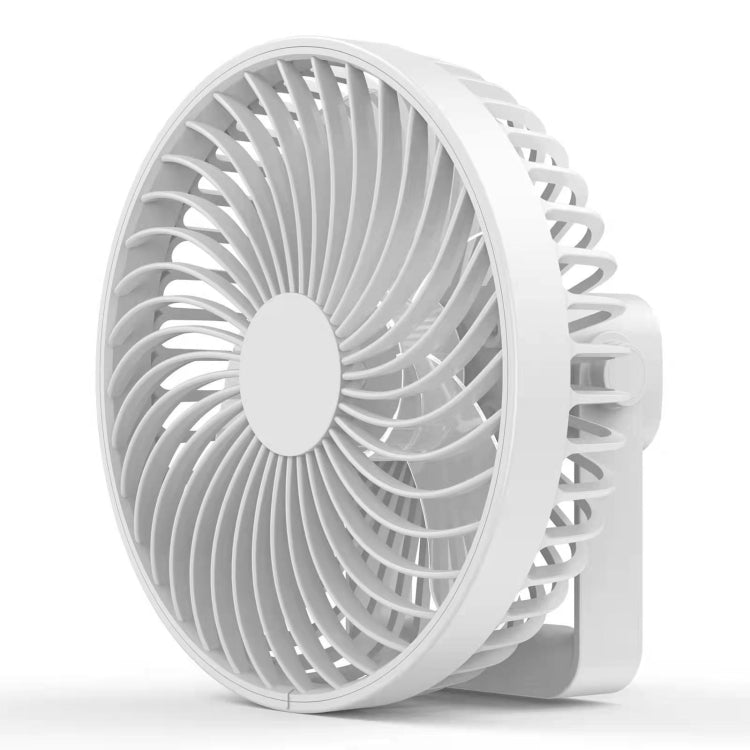 Multifunctional LED Rechargeable Outdoor Portable Tent Camping Fan(White)