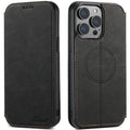 Suteni J06 Multifunctional Leather Magnetic Magsafe Phone Case, For iPhone 14 Pro Max