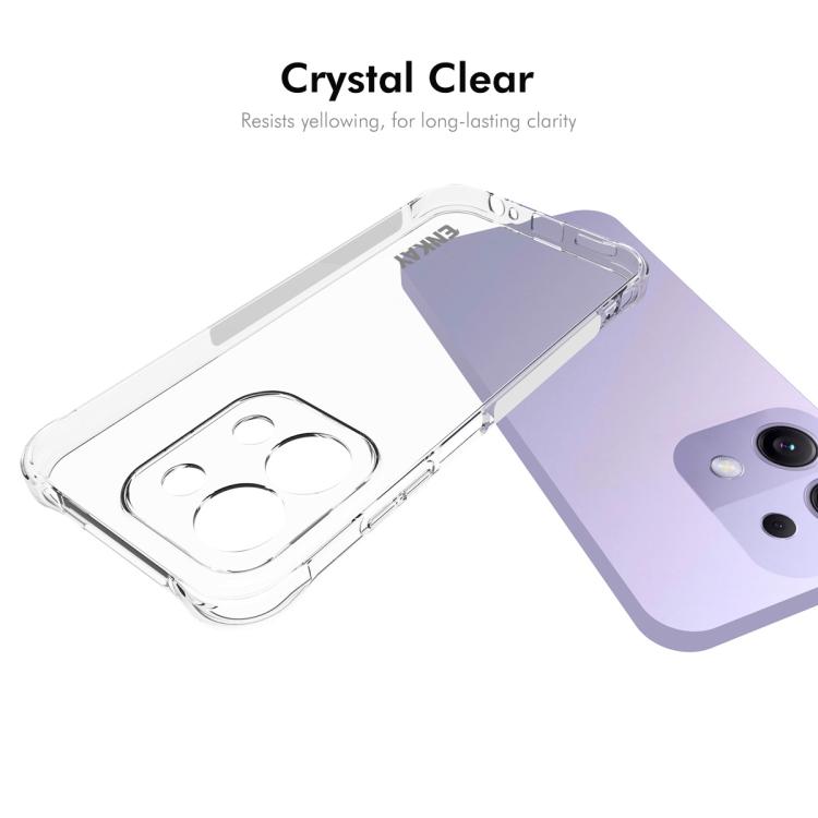 ENKAY Hat-Prince Transparent TPU Shockproof Phone Case, For Redmi 15C 5G / 4G EU 173mm, For Xiaomi Poco M7 Plus 5G / M7 4G 169mm, Redmi 15 5G Global / 15 4G SEA 169.5mm, For Redmi 15 5G / 4G EU 171mm, For Redmi 15C 5G / 4G Global 171mm