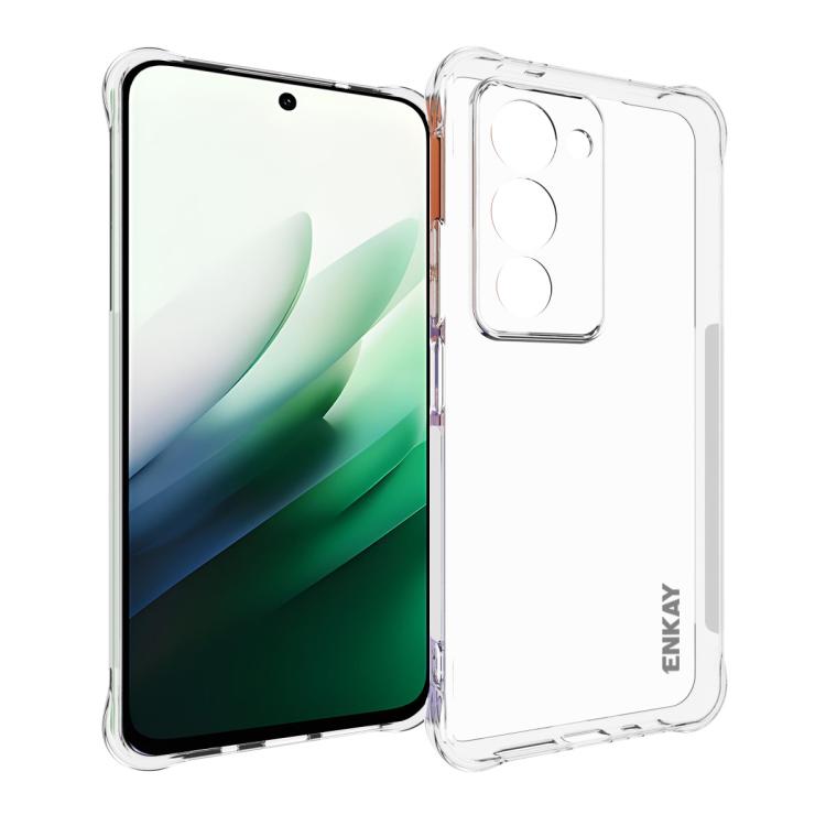 ENKAY Hat-Prince Transparent TPU Shockproof Phone Case, For Redmi 15C 5G / 4G EU 173mm, For Xiaomi Poco M7 Plus 5G / M7 4G 169mm, Redmi 15 5G Global / 15 4G SEA 169.5mm, For Redmi 15 5G / 4G EU 171mm, For Redmi 15C 5G / 4G Global 171mm