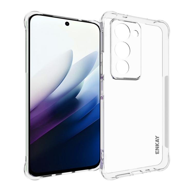 ENKAY Hat-Prince Transparent TPU Shockproof Phone Case, For Redmi 15C 5G / 4G EU 173mm, For Xiaomi Poco M7 Plus 5G / M7 4G 169mm, Redmi 15 5G Global / 15 4G SEA 169.5mm, For Redmi 15 5G / 4G EU 171mm, For Redmi 15C 5G / 4G Global 171mm