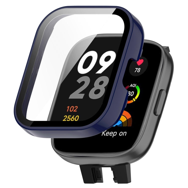 For Redmi Watch 3 ENKAY Hat-Prince Full Coverage PC Frame + Tempered Glass Film Watch Case