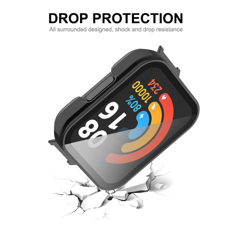 For Redmi Watch 3 ENKAY Hat-Prince Full Coverage PC Frame + Tempered Glass Film Watch Case