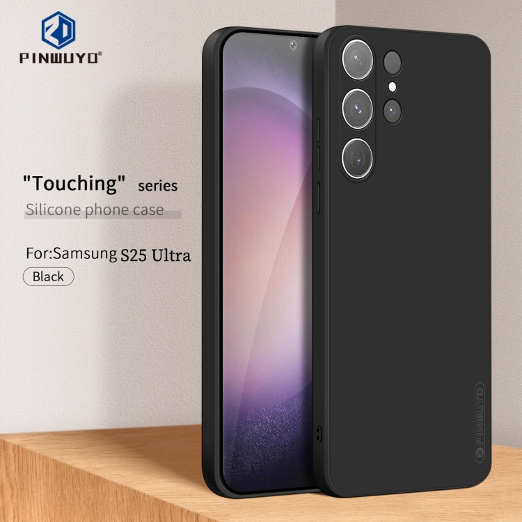 PINWUYO Sense Series Liquid Silicone TPU Phone Case, For Galaxy S25 Ultra 5G, For Galaxy A16 5G, For Galaxy A06 4G, For Galaxy S24 FE 5G, For Galaxy F15 / M15, For Galaxy A55 5G, For Galaxy A35 5G, For Galaxy S24 Ultra 5G
