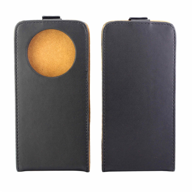 For Huawei Mate 50 Pro Vertical Flip Leather Phone Case with Card Slot(Black)