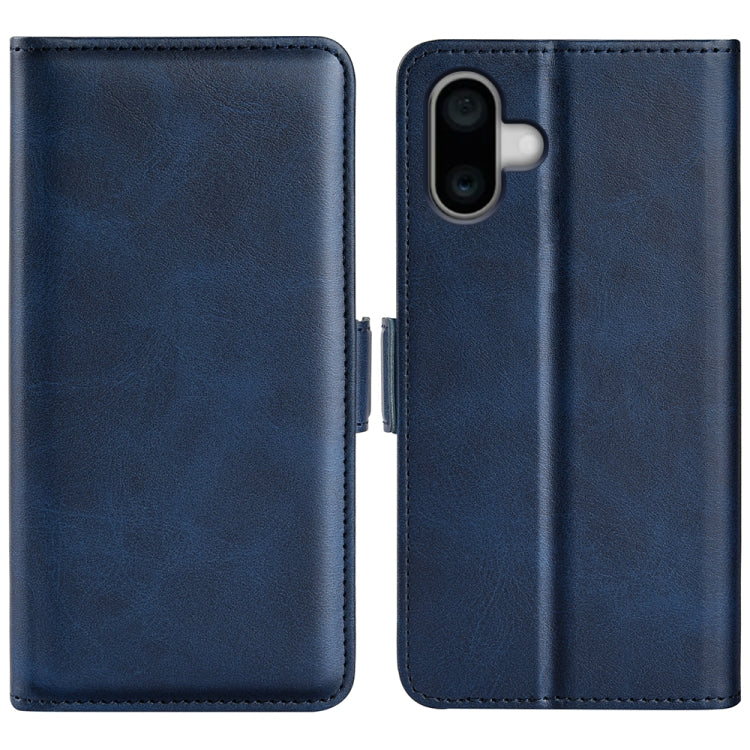 Dual-side Magnetic Buckle Horizontal Flip Leather Phone Case, For iPhone Air, For iPhone 16 Pro Max, For iPhone 16 Pro, For iPhone 16 Plus