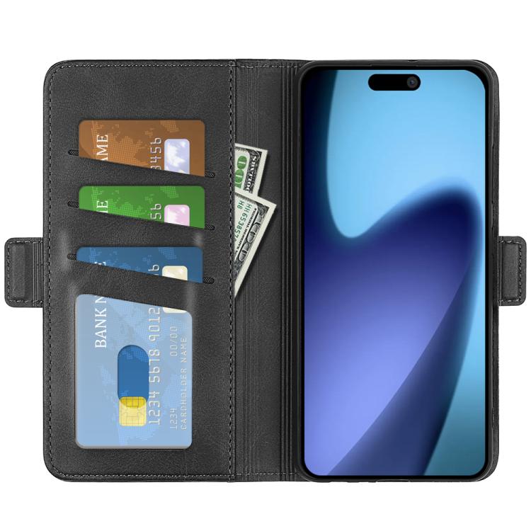 Dual-side Magnetic Buckle Horizontal Flip Leather Phone Case, For iPhone Air, For iPhone 16 Pro Max, For iPhone 16 Pro, For iPhone 16 Plus
