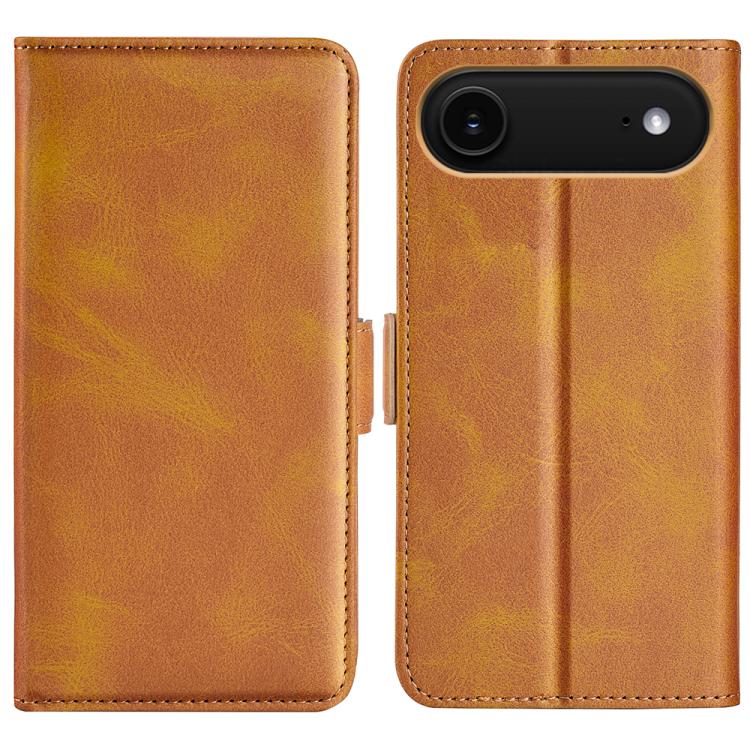 Dual-side Magnetic Buckle Horizontal Flip Leather Phone Case, For iPhone Air, For iPhone 16 Pro Max, For iPhone 16 Pro, For iPhone 16 Plus