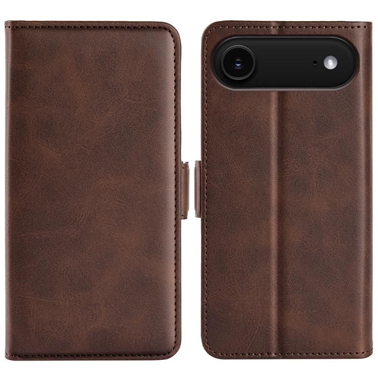 Dual-side Magnetic Buckle Horizontal Flip Leather Phone Case, For iPhone Air, For iPhone 16 Pro Max, For iPhone 16 Pro, For iPhone 16 Plus