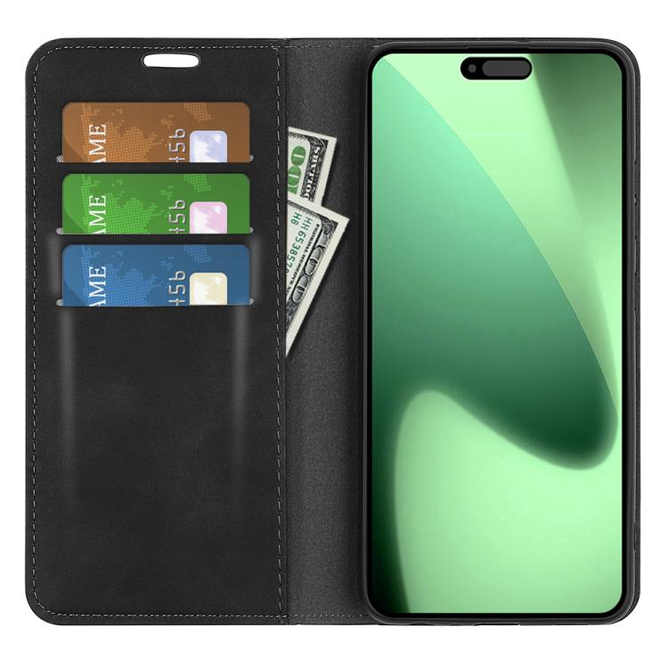 Retro-skin Magnetic Suction Leather Phone Case, For iPhone 18 Pro / 17 Pro, For iPhone 18 Pro Max / 17 Pro Max, For iPhone 17e / 16e, For iPhone 17