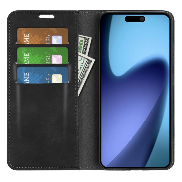 Retro-skin Magnetic Suction Leather Phone Case, For iPhone Air, For iPhone 16 Pro Max, For iPhone 16 Pro, For iPhone 16 Plus