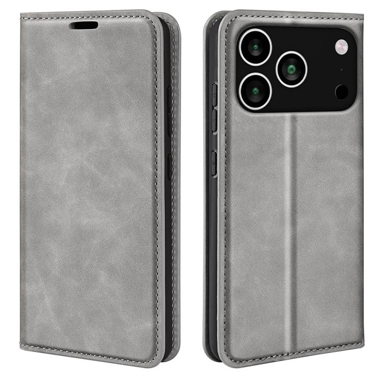 Retro-skin Magnetic Suction Leather Phone Case, For iPhone 18 Pro / 17 Pro, For iPhone 18 Pro Max / 17 Pro Max, For iPhone 17e / 16e, For iPhone 17
