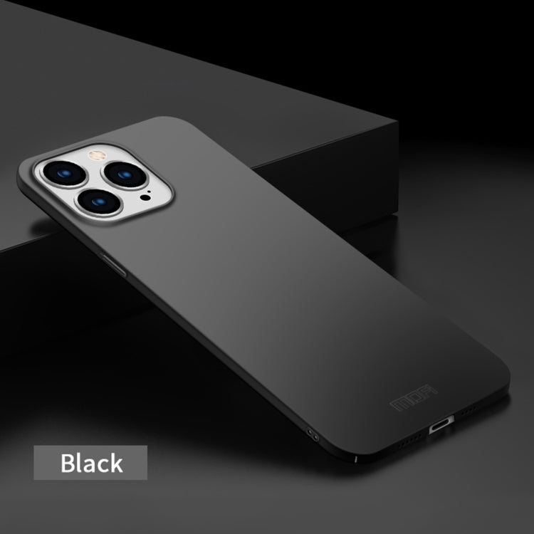For iPhone 15 Pro Max MOFI Frosted PC Ultra-thin Hard Phone Case(Black)