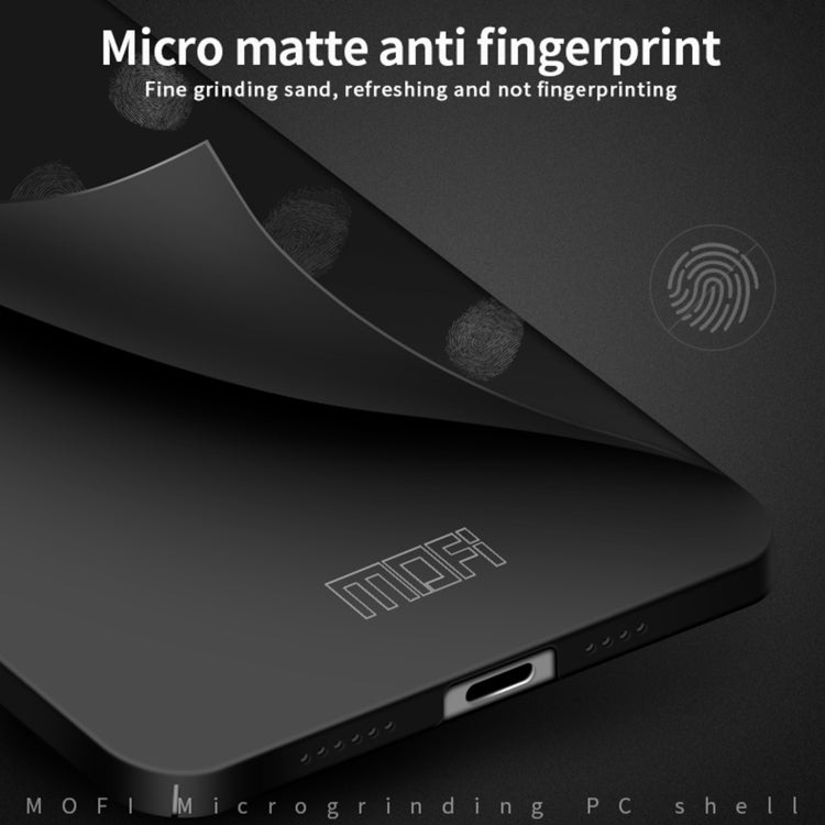 For iPhone 15 Pro Max MOFI Frosted PC Ultra-thin Hard Phone Case(Black)