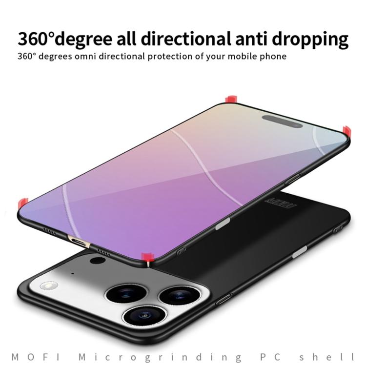 MOFI Frosted PC Ultra-thin Hard Phone Case, For iPhone Air, For iPhone 16 Pro Max, For iPhone 16 Pro, For iPhone 16 Plus