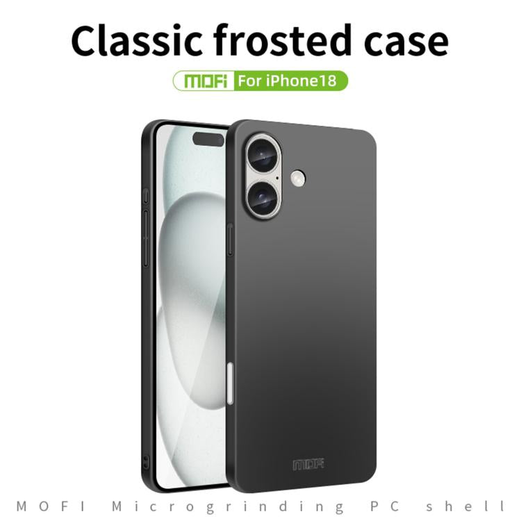 MOFI Frosted PC Ultra-thin Hard Phone Case, For iPhone 17e / 16e, For iPhone 17 Pro Max, For iPhone 17 Pro, For iPhone 17