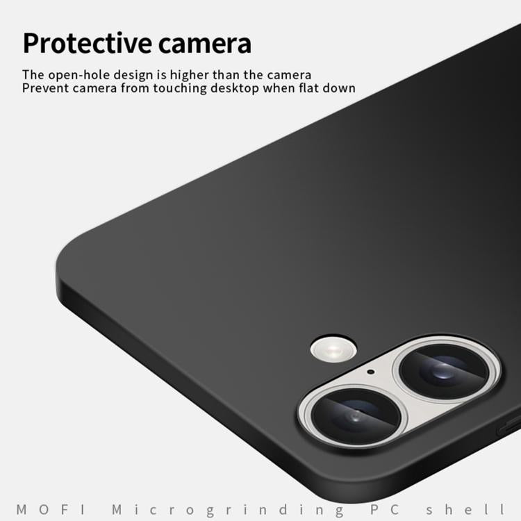 MOFI Frosted PC Ultra-thin Hard Phone Case, For iPhone 17e / 16e, For iPhone 17 Pro Max, For iPhone 17 Pro, For iPhone 17