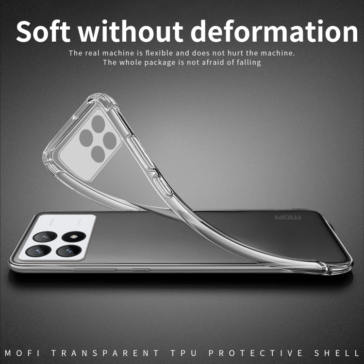 MOFI Ming Series Ultra-thin TPU Phone Case, For Xiaomi Redmi K70 / K70 Pro, For Xiaomi Redmi 12R / Note 12R, For Xiaomi Redmi 12, For Xiaomi Civi 3