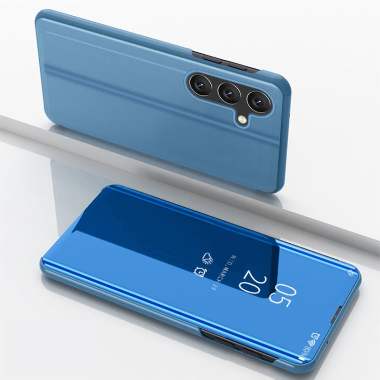 Plated Mirror Horizontal Flip Leather Phone Case with Holder, For Galaxy A56 5G, For Galaxy A26 5G, For Galaxy A36 5G