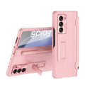 Integrated Folding Hinge Leather Phone Case, No Pen, For Samsung Galaxy Z Fold6, For  Samsung Galaxy Z Fold5 5G