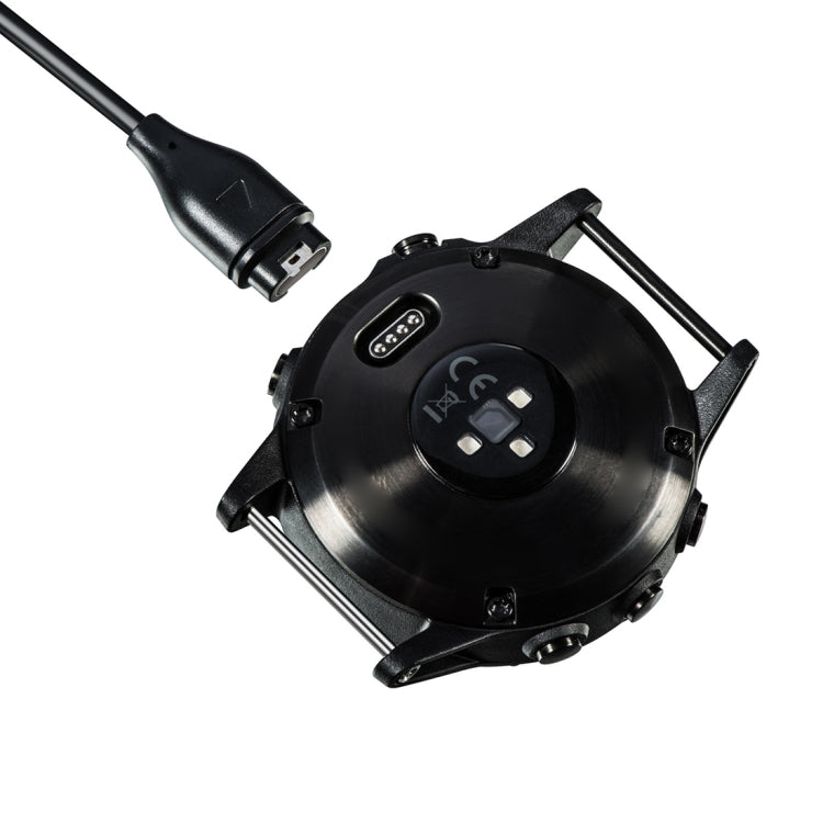For Garmin Fenix 7S Pro Type-C Port Watch Charger With Data Transmission(Black)